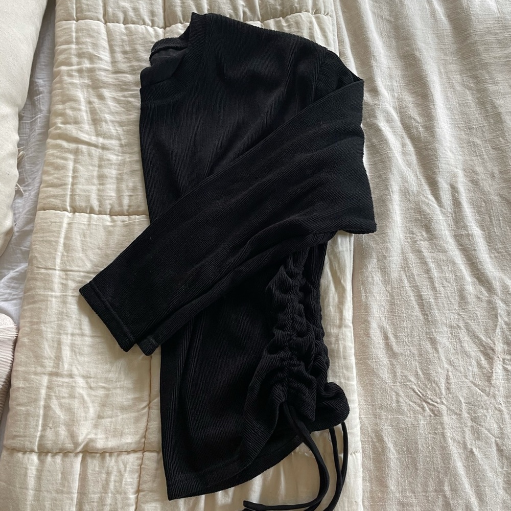Zara Ruched Long Sleeve Top